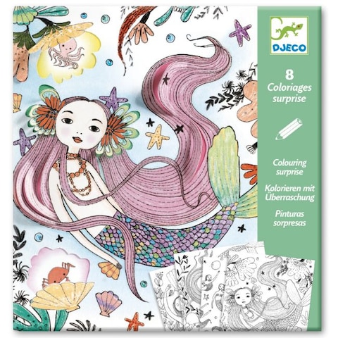 Djeco Under The Sea Colouring Surprises