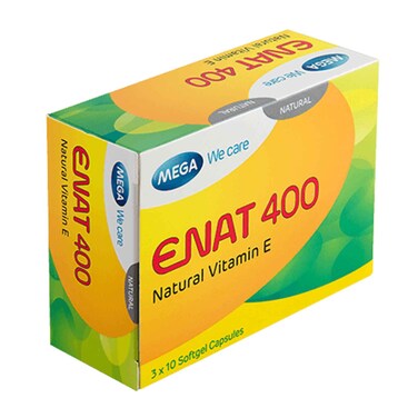 Mega Enat 400Mg Softgel Capsules30S