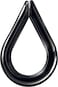 Little Trees Air Freshener Clip LTC014 Black Ice Fragrance For Car Home Boat Caravan - Single Pack