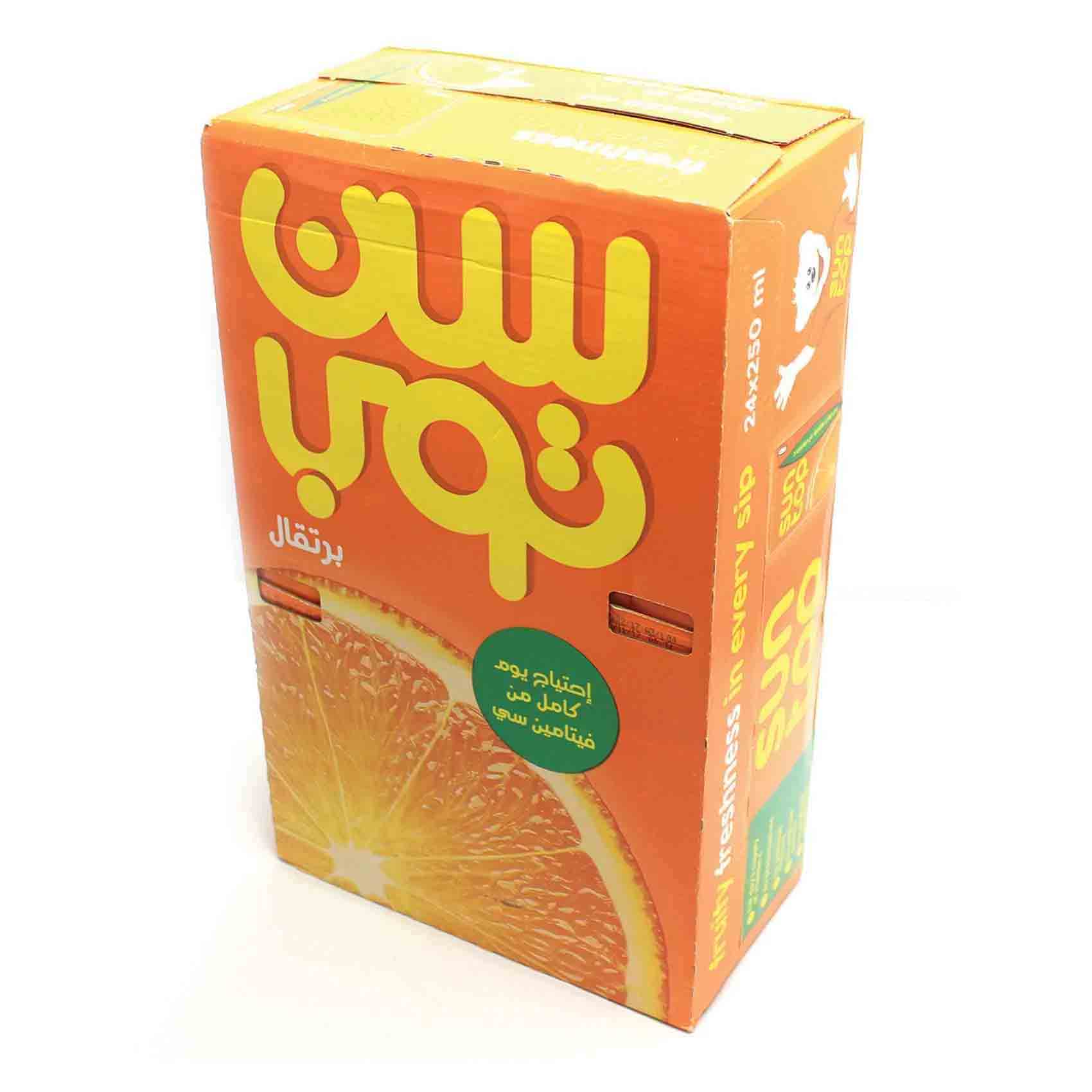 Sun Top Juice Orange Flavor 250 Ml 24 Pieces product thumbnail 3