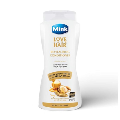 Mink Conditioning Cream with Honey, Wheat Germ and Argan Oil - 700ml