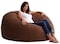 Comfy Seude Bean Bag Cover - Brown