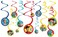 Amscan Party Centre Disney Toy Story 4 Spiral Decorations
