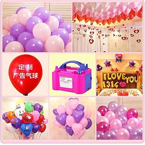 Generic Electric Balloon Pump Inflator Balloon Accessories Air Not Helium Gas Wedding Birthday Decoration Party Supplies