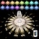 RGB Portable Rechargeable Crystal Table Lamp, Diamond Lamp Multi-Colour Remote Control, Touch Table Light, USB Charging Romantic Acrylic Night Light