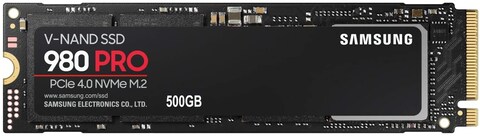 Samsung 980 Pro M.2 500 Gb PCI Express 4.0 V-Nand Mlc NVME 980 Pro, 500 Gb, M.2, 6900 Mb/S
