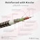 SKA Lifestyle CC2500 USB-A to USB-C Charge Sync Cable Kevlar TPE 1.5M White