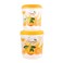 Esqube Storage Containers For Kitchen, With Durable Lid (Cereal, Flour And Sugar Containers) - Yellow (2 Pcs)