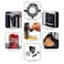 Kenwood Accent Collection Juice Extractor JEM50.000BS, 2.5 L, 700 W, 2 Speeds, Silver and Black