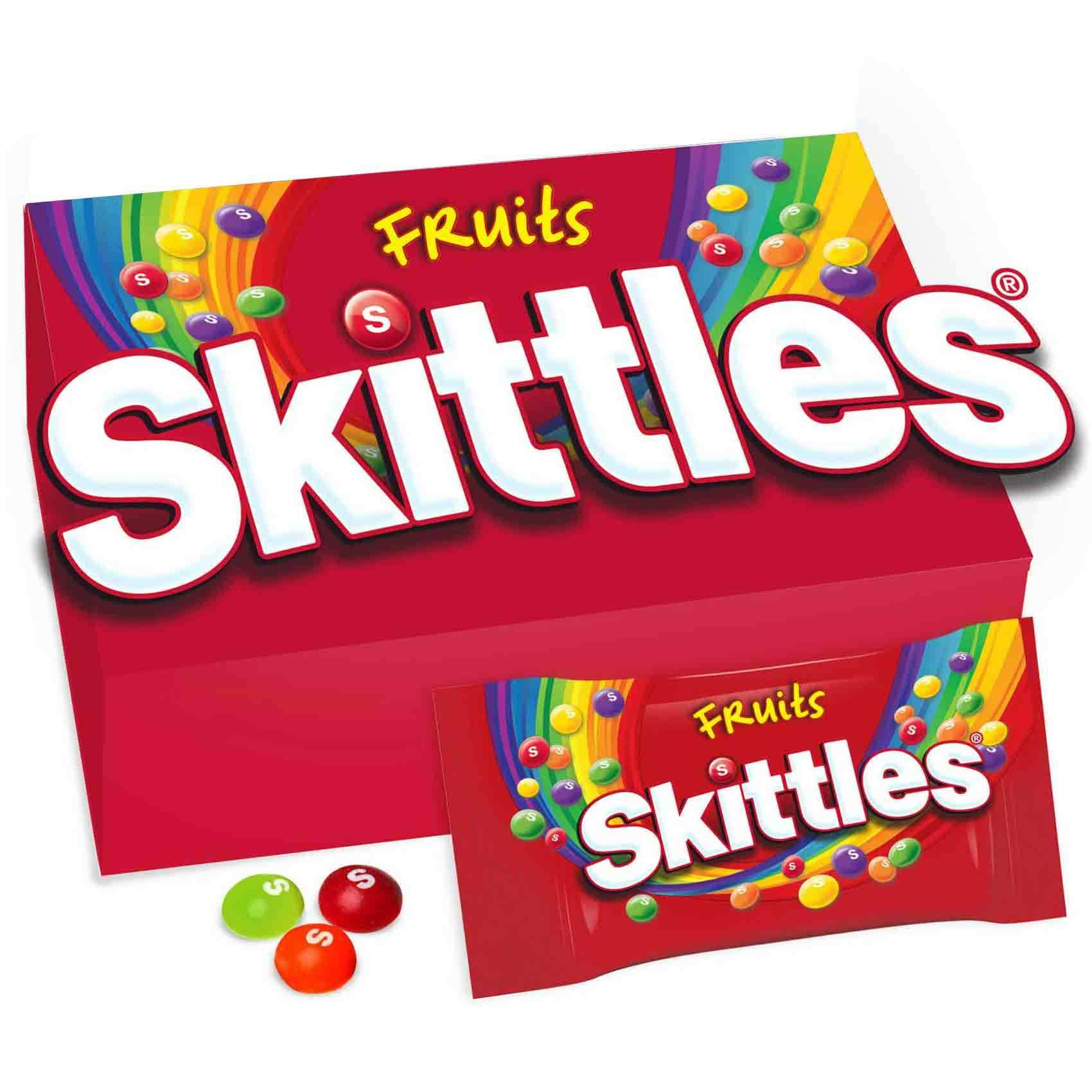 Buy Skittles Fruits Pouch Coated Chewy Candy 38g X Pack Of 14 Online ...