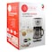 AFRA Coffee Maker, 1.5L Capacity, 900W, Anti-Drip, Removable Filter, Automatic Shut Off, Stainless Steel Finish, G-Mark, ESMA, RoHS, CB, AF-15900CMKSS, 2 Years Warranty