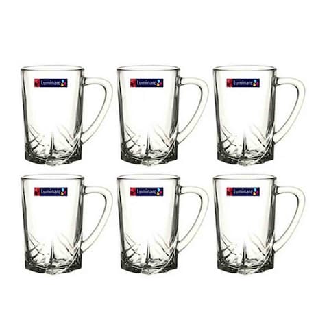 Luminarc Ascot Tea Mugs Set of 6 Pieces (160ml)