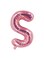 Party Time Alphabetical Letter S Hanging Foil Balloon