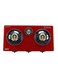 Sanford 3-Burner Gas Stove SF5364GC 3B Red/Silver