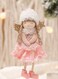 3Pcs Christmas Angel Doll Pendants Christmas/New Year Decoration Hanging Plush Dolls 15 cm