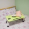 LINGWEI Green-Foldable Laptop Lap Desk Notebook Table Dorm Desk Portable Computer Bed Table Tray Standing Bed Desk Breakfast Serving Bed Tray Notebook Computer Stand Reading Holder for Couch Floor