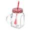 PASABAHCE JUG +LID RED 450CC