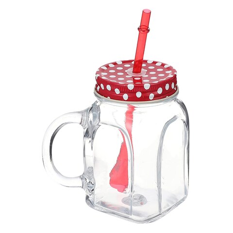 PASABAHCE JUG +LID RED 450CC