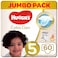 Huggies Extra Care Diapers Size 5 12-22kg Jumbo Pack 60 Diapers