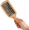 Generic Natural Wooden Anti Static Comb/Healthy Cushion Airbag Hair Care Massage Tool/Brush 1 Pc (Black)