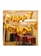 13-Piece 12inch Gold Happy Birthday Letter Foil Balloon Set