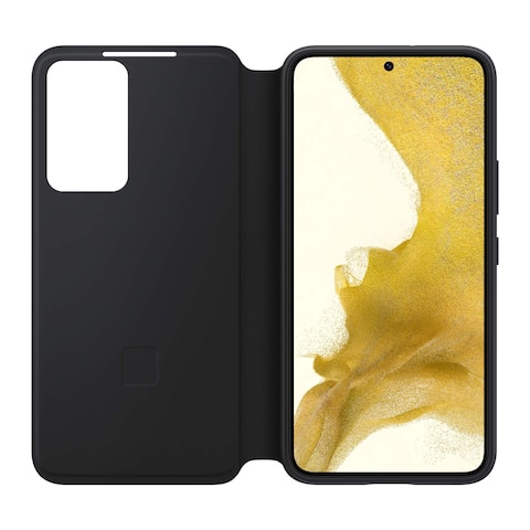 Samsung Clear View Case Cover For Galaxy S22 Black