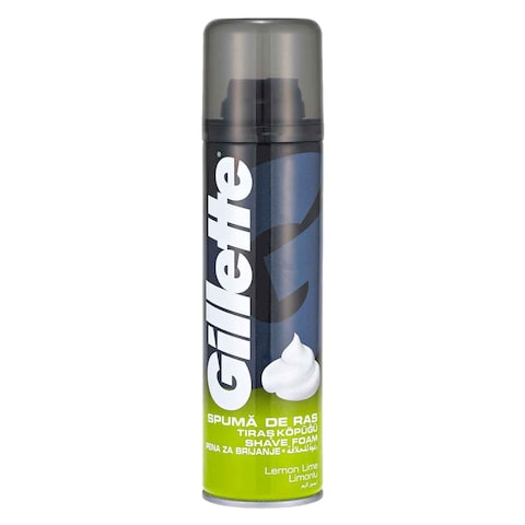 Gilette Lemon Foam Shaving Mousse - 200 Ml