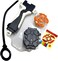 3-in-1 Beyblade Gyro Battling Top Fusion Metal Master Rapidity Fight with Launcher Grip (Orange&amp;Black)