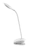 Sonashi Rechargeable LED Clip Table Lamp White 45centimeter