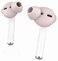 AhaStyle 3 Pairs Silicone Earbuds Covers Case for Apple AirPods 1 Storage Hook Pouch, Anti-Slip Ear Tips Apple EarPods (3 Pairs Large, Pink)