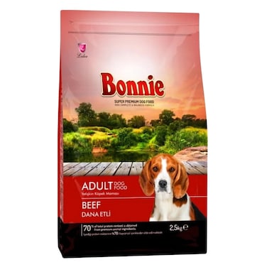 Bonnie Beef Adult Dog Food 2.5Kg