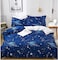 GOLDEN HOME  6-Piece Queen Size Duvet Cover Set, 1 Duvet Cover + 1 Fitted Sheet + 4 Pillow Cases, Microfibre, Muesli