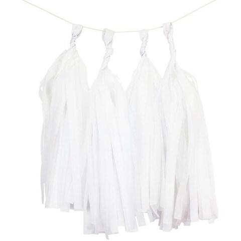 The Party Popper - White Tassels