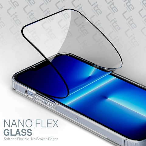 Moxedo Lite Crystal-Clear Magnetic Case Wireless Charging Compatible with 9H Tempered Glass Screen Protector Compatible For iPhone 13 Pro