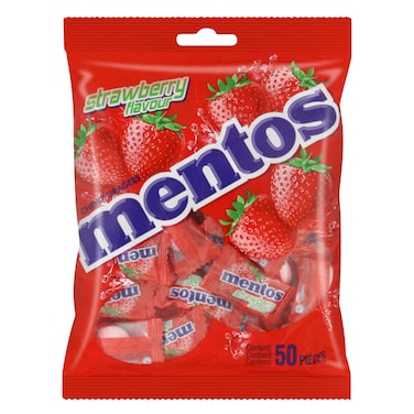 Mentos Strawberry Chewing Gum 150g