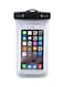 Generic - Waterproof Mobile Pouch Bag White/Black