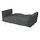 In House Rosela 2 In 1 Sofabed Velvet Upholstered - Dark Grey
