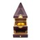 Wooden Oud Incense Burner Brown 20x10cm