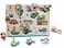 TIPPA Wooden Peg Puzzles Vehicle Educational Preschool Toys Child Kids Learning Puzzle Board 11 Pcs