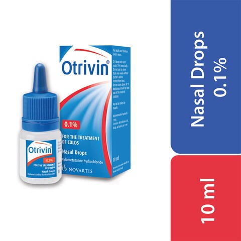 Otrivin 0.1% Nasal Drops 10ml