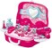 Generic Girls Make Up Toy Cosmetic Set/20Pcs, Play Vanity Dressing Table Pretend Case Fashion Beauty Salon Cosmetic Palette With Hair Dryer Mirror Scissors Hair Brush