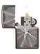Zippo 29733 150 Spider &amp; Web Design Windproof Lighter