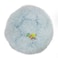 Grizzly Velor Plush Round Bed Sky Blue Large - 71 x 20cm