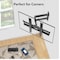 ICS Full Motion TV Wall Mount for 32-75 Inches Flat Curved TVs, TV Mount with Articulating Arms Extension Swivel Tilt, Wall Mount TV Bracket With Perfect Center Max VESA 400x400mm Black