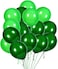 Party Time 20-Pieces Safari Theme Party Balloons Set of 12inches Dark Green &amp; Light Green Latex Balloons Decoration For Safari Birthday Party Decoration - Party Supplies