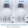 ABBASALI Electrical Pvc Trunking with Sticker 90cm Long 3 Pcs White Self Adhesive Cable Cover Cable Hider Cable Management (38mm x 25mm)3 Mtr Pack