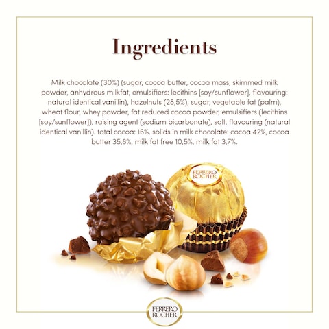 Ferrero Rocher Crunchy Hazelnuts Milk Chocolate 375g