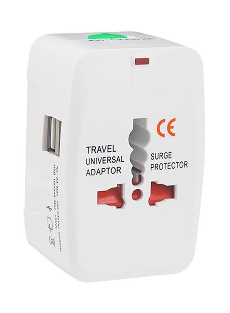 Buy Generic 4-In-1 Universal Travel Adaptor White Online | Carrefour KSA