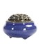 Generic Ceramic Stoneware Incense Burner Purple 10X7.2cm