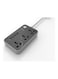 Generic Ldnio Sc3604 Socket Extension, 6USB Ports 3.4A Power, 3 Socket Adaptors, 2 Meters Long Cable, Safety Socket, White